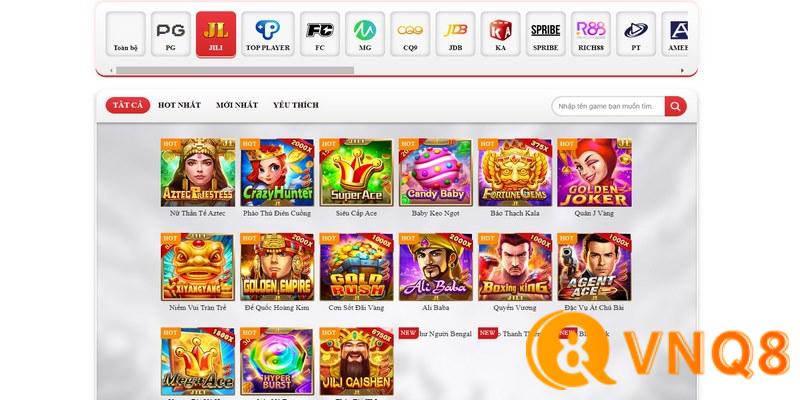 Thông tin về slots game VNQ8